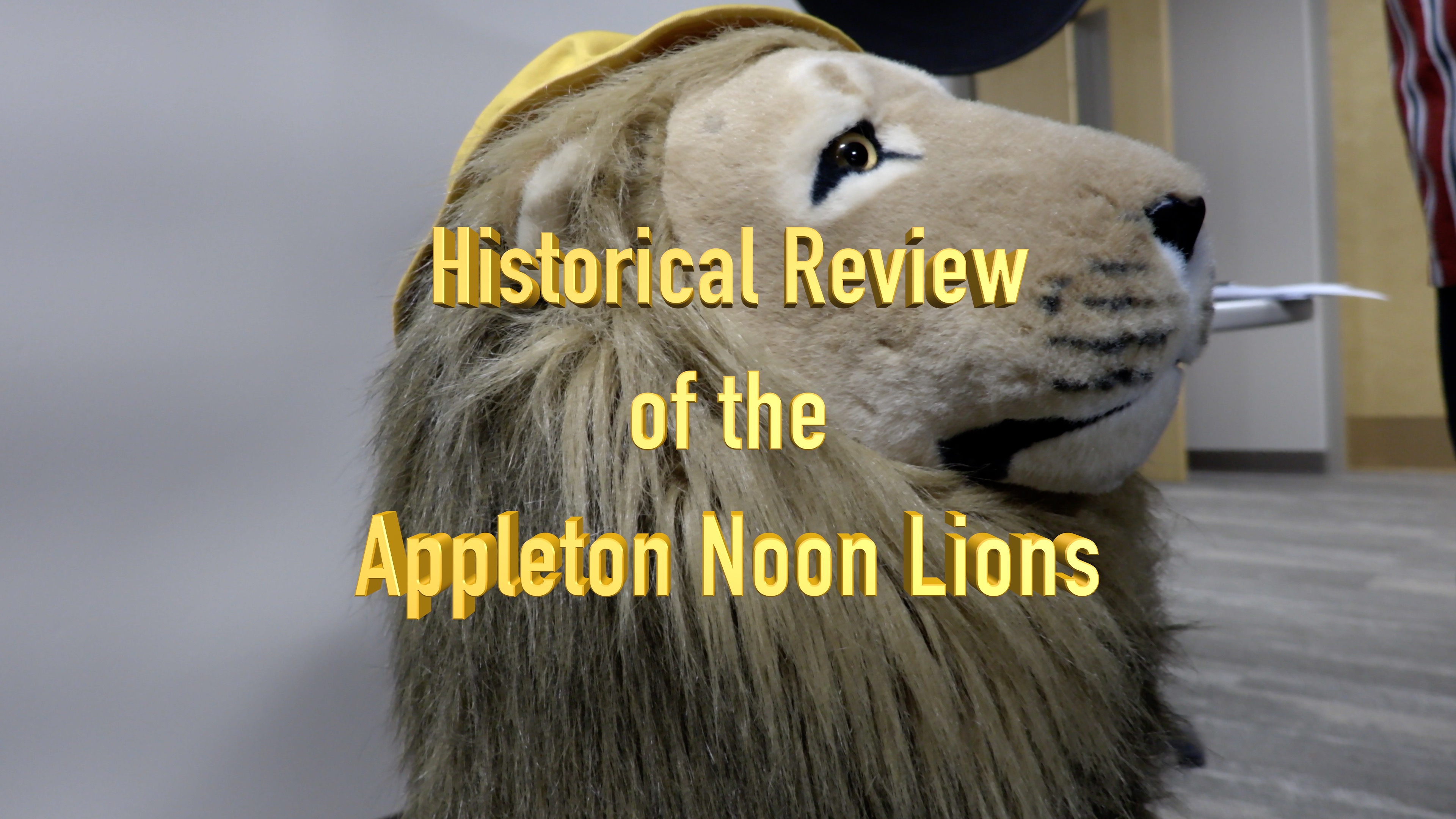 Lions Mark Keller and Dave Lee present a visual story of the life and times of the Appleton Noon Lions.