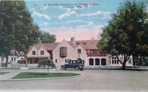 Postcard showing a Buchanan House in Appleton, Wisconsin.