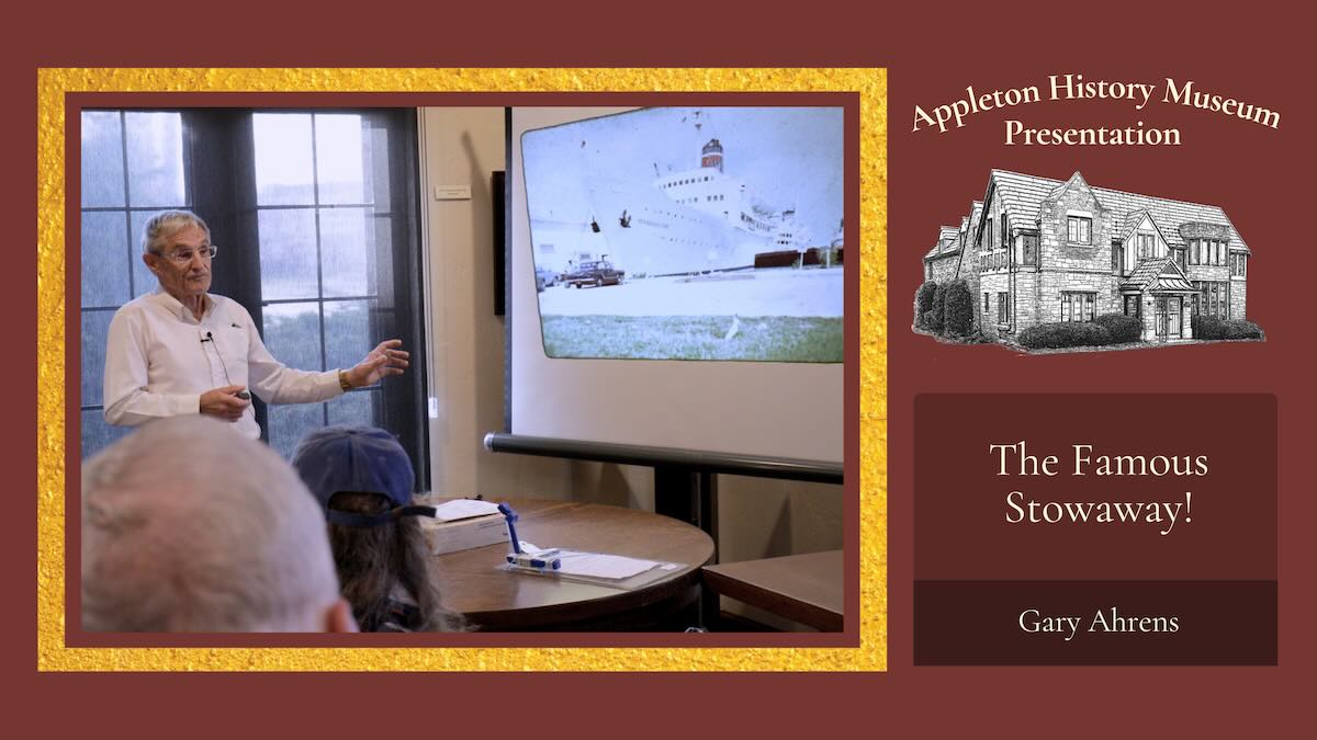 Appleton Stowaway Gary Ahrens: The Incredible True Story of Global Misadventures brings you the unbelievable firsthand account of an Appleton native.